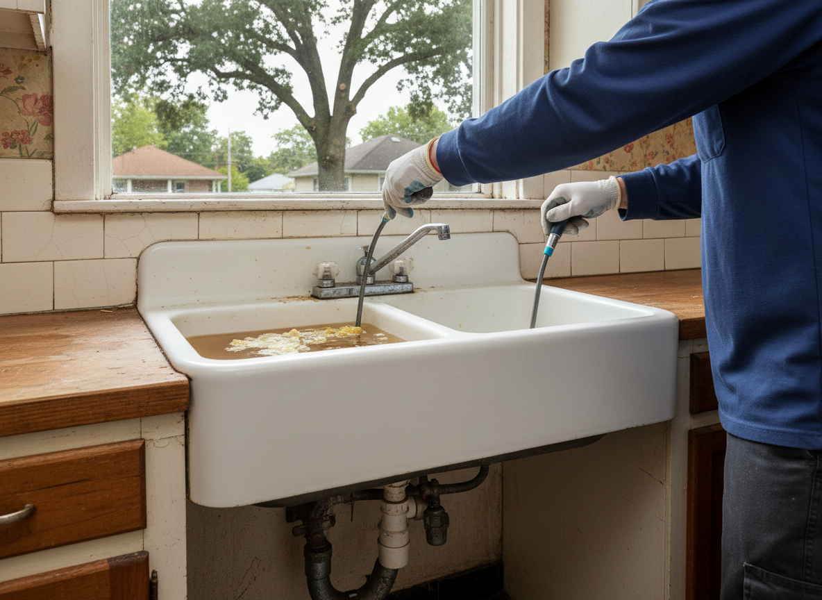 Drain Cleaning in Cushing Park